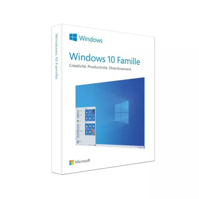 Microsoft Windows 10 Famille 32/64 bits - Version clé USB