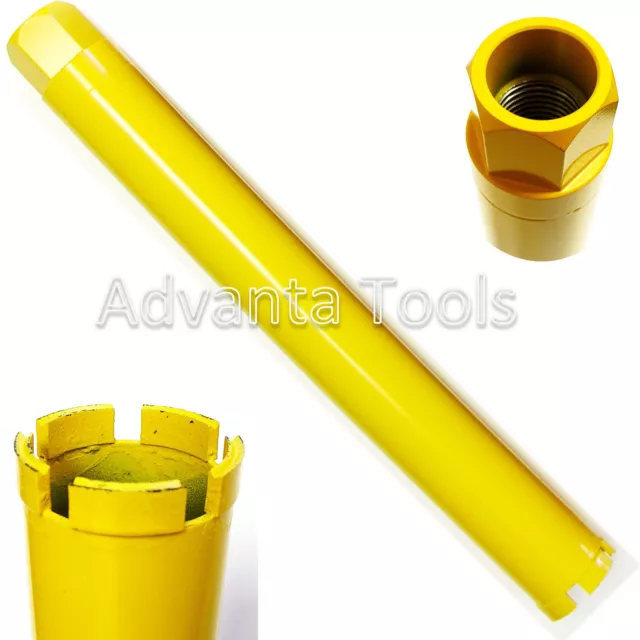 2-1/4" Wet Diamond Core Bit for Heavy Reinforced Concrete Soft to Hard Aggregate