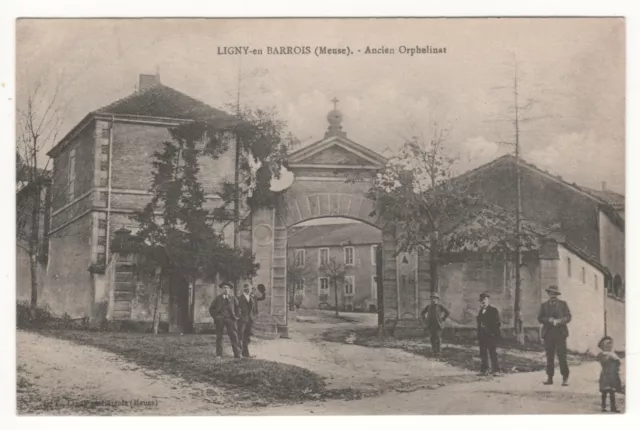Cpa 55 - Ligny-En-Barrois : Ancien Orphelinat (Meuse) - Écrite