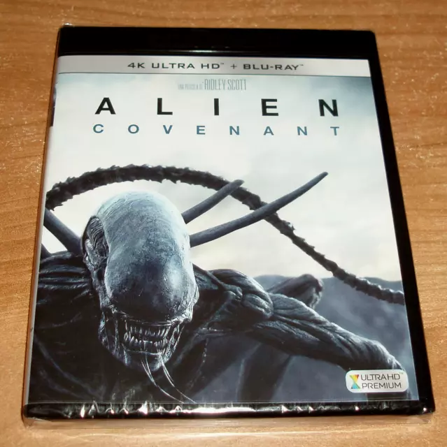 Alien Covenant 4K Ultra HD + Blu-Ray Neuf Scellé Science Fiction Action R2