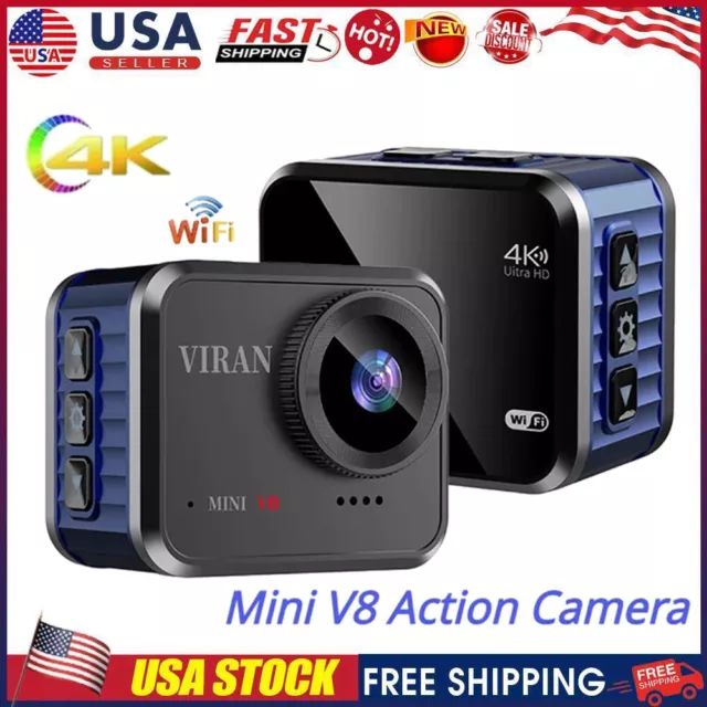 Portable 4K HD WiFi IP Mini Pocket Action Camera Body Camera Video Recorder DVR