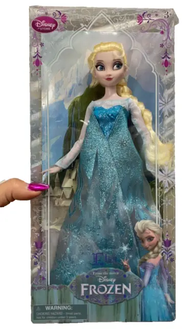 Vintage Disney Frozen Princess Elsa 12" 2015 DISNEY STORE CRUISE LINE NEW