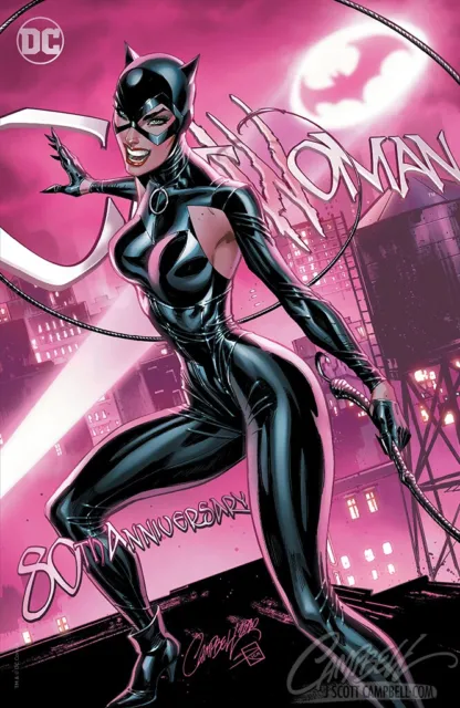 CATWOMAN 80th ANNIVERSARY SPECTACULAR 1 J SCOTT CAMPBELL EXCLUSIVE A VARIANT NM
