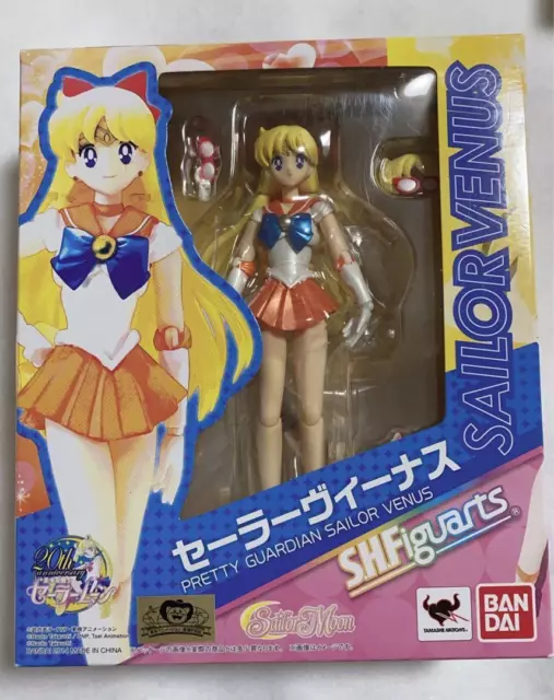 Unopened SHFiguarts Sailor Venus Sailor Moon Figure Doll Toy 20th Anni Limited