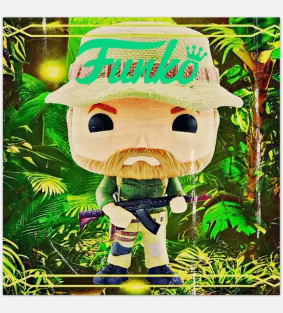 Funko Pop Captain Price Custom Wood Prints Artwork Funko Display Print Art 1/1