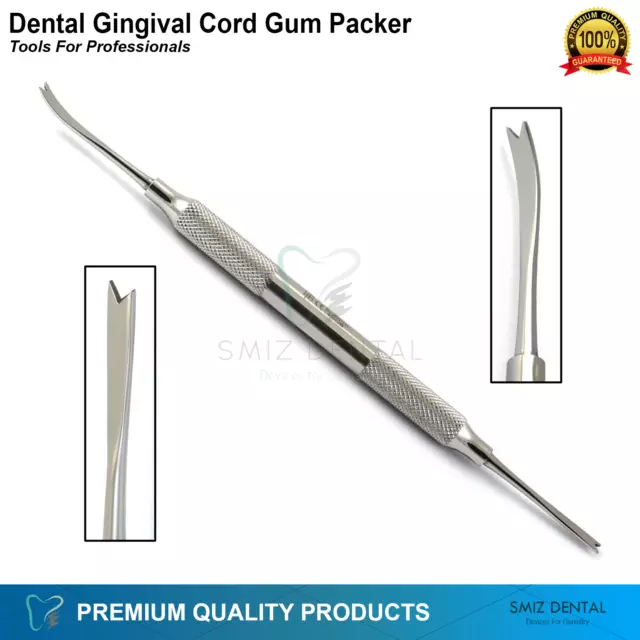 Dental Cord Packer Tooth Retraction Restorative Gingival Gum Packing Instruments