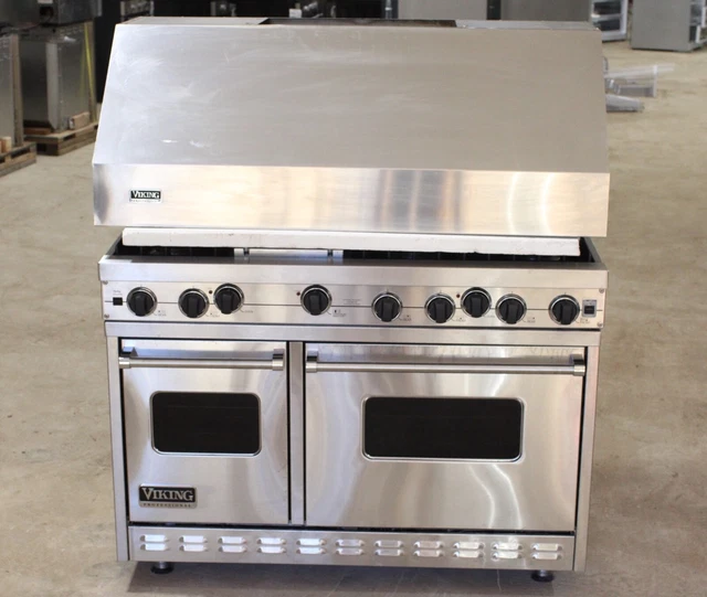 VIKING PROFESSIONAL SERIES 48" 6Burner GAS RANGE Sealed Burner w