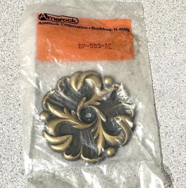 Amerock Allison Antique Brass 2 3.75” Provincial Flower Cabinet Knob Pull