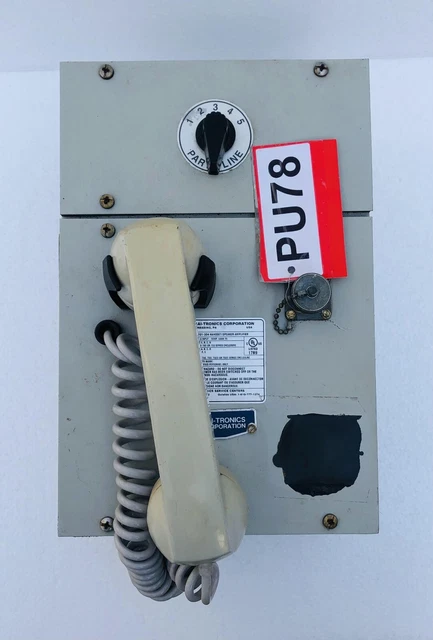 GAI-TRONICS 701-304 Cornetta/Altoparlante Ampplificatore 120 VAC 50-60 Hz #10