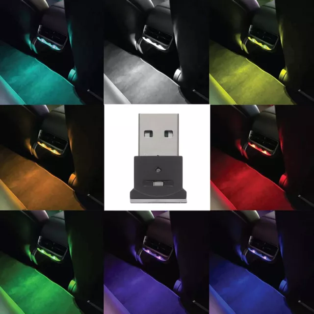 Ambient Light Iron Miniture Decoration USB Lamp Interior Accessories