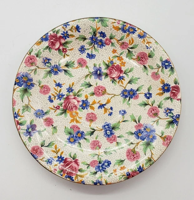 Vintage Chintz Royal Winton Grimwades Old Cottage Saucer **