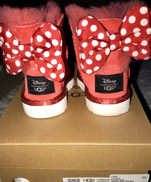 DITION LIMIT E Disney UGG botte n ud papillon enfants rouge