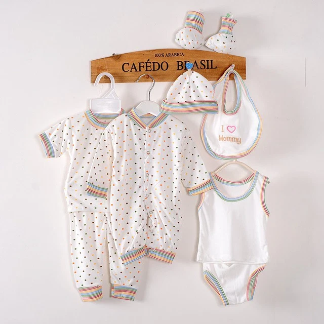 0-3M Newborn Top Pyjama Shirt Outfit Infants Romper Baby Clothes Set Unisex