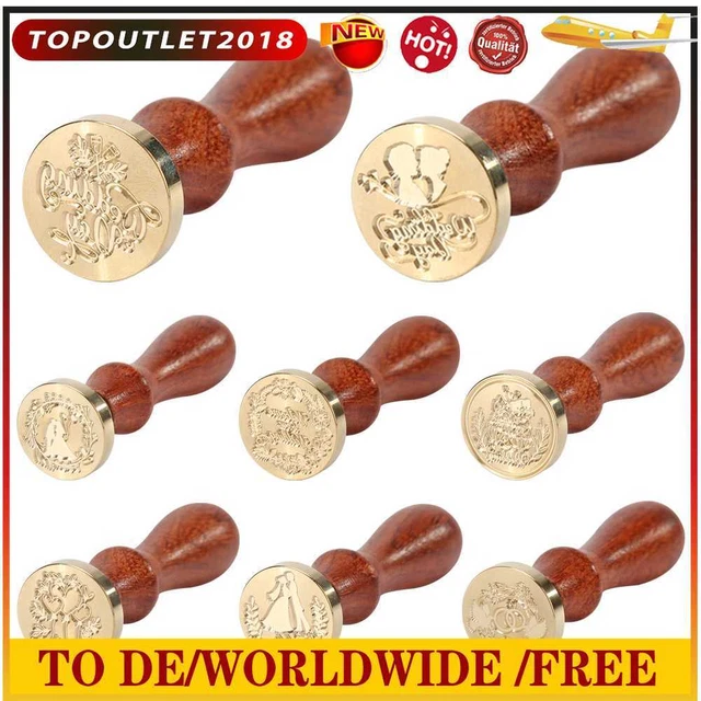 DIY Love Pattern Seal Stamp Scrapbooking Photo Album Sealing Wax Stamp Handcraft