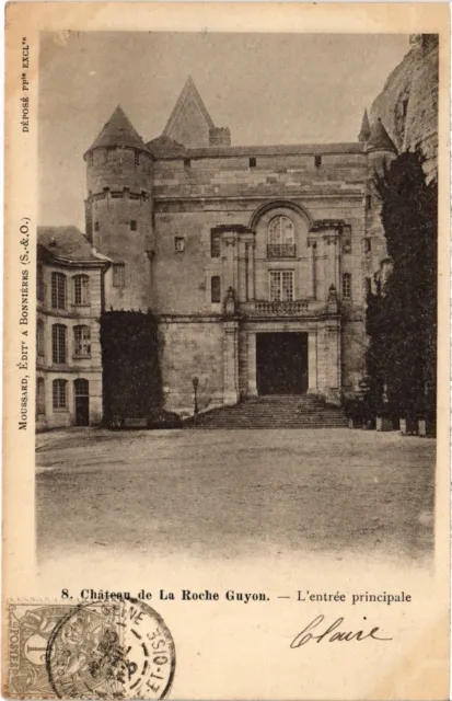 CPA La Roche-Guyon Le Chateau, L'Entree principale FRANCE (1308006)