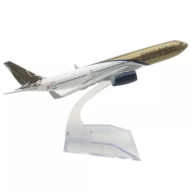 1:400 Scale GULF A330 Airplane Model W/ Base Alloy Aircraft Plane Collection