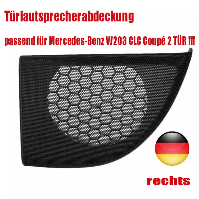 GLFLOW Lautsprecherabdeckung Für Mercedes C-Klasse W203 Coupe 2008-2011
