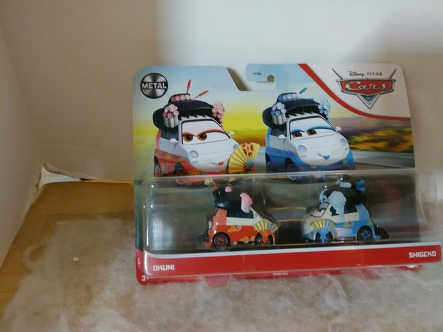 DISNEY PIXAR CARS 2021 METAL SERIES OKUNI & SHIGEKO CARS 2 TOKYO 2 PACK ...