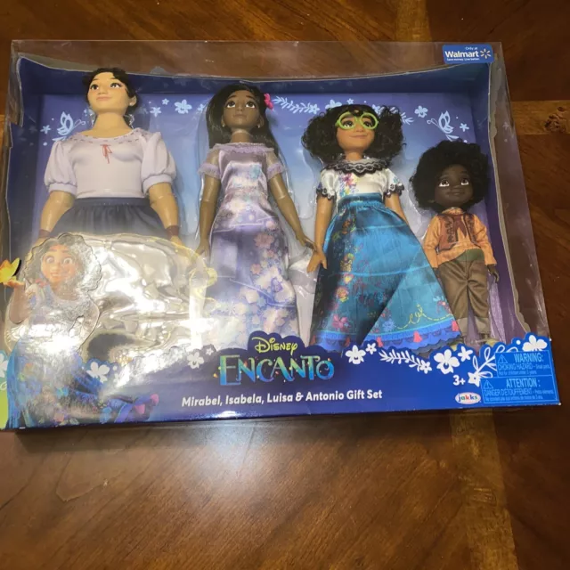 Disney Encanto Mirabel, Isabela, Luisa & Antonio Dolls Walmart Exclusive Set