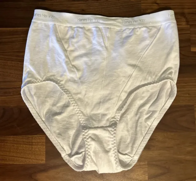 HANES BRIEF PANTIES 100% Cotton White Size 8 XL - Ladies Womens Underwear  Panty $19.93 - PicClick AU