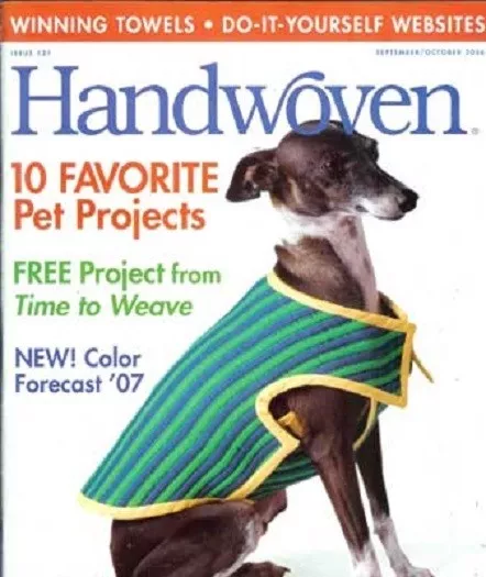 Handwoven magazine sept/oct 2006 - PET PROJECTS, TOWELS