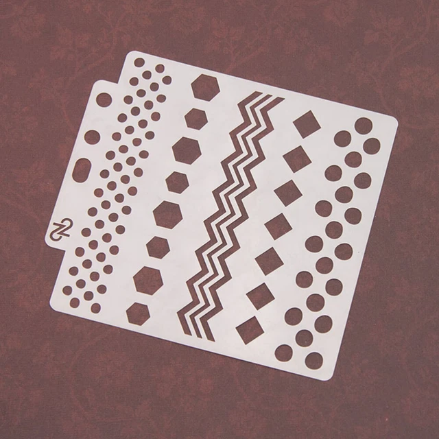 Healifty 9Pcs Stencil Di Fiori Misti Per Dipingere Modelli Di Pittura Di Fiori Di Plastica Per Artigianato Darte Fai Da Te Pittura Di Scrapbooking Stencil Per Disegno Stencil