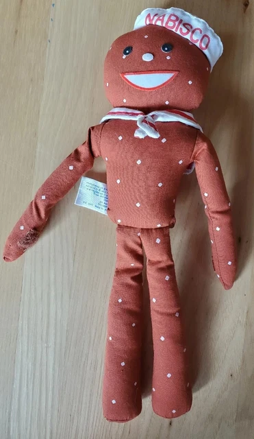 VTG Nabisco MISTER MR SALTY Promo Pretzel Doll Hang Hook Loop Plush Russ Berrie