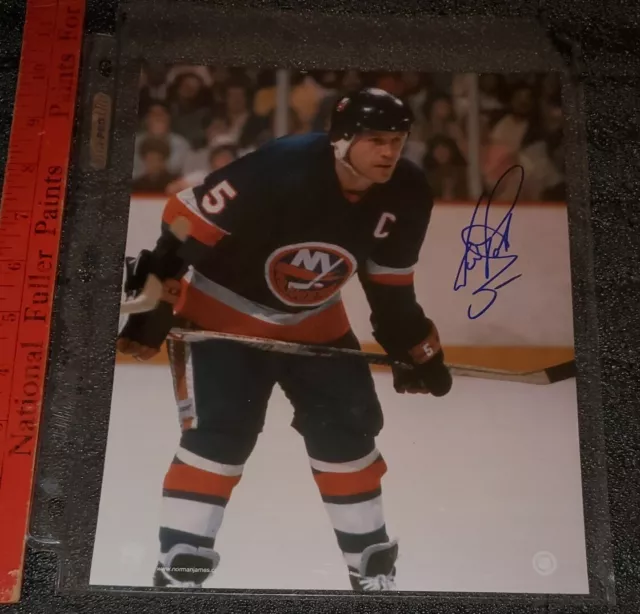 Denis Potvin Hof Signed Autographed Signed 8X10 Nhl Ny New York Islanders No Coa 3