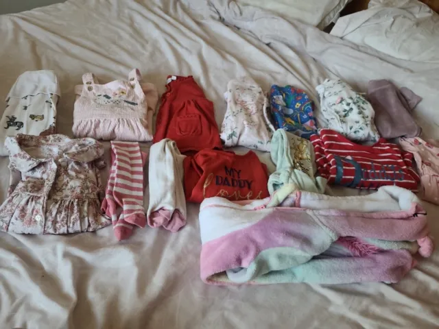 Baby Girls Extra Large Clothing Bundle Age 12-18 Months