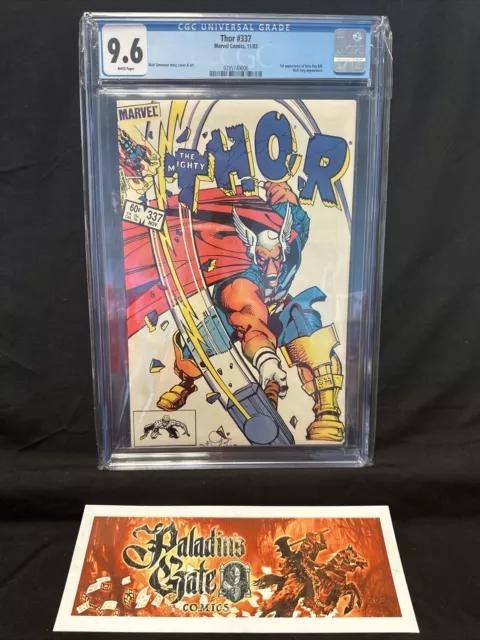 Thor #337 CGC 9.6 Direct Ed. (Marvel 1983) 1st app. Beta Ray Bill!