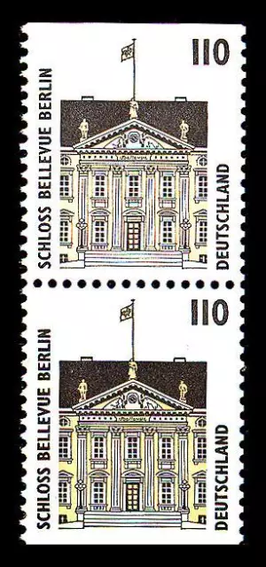 BUND SWK, Mi.1935 C/D **,110 Pf. senkrechtes Paar oben und unten geschnitten