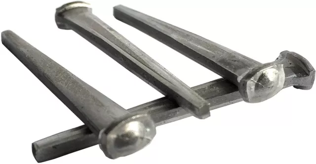 4" - Common Rose Head - Antique Restoration nail - Steel nail with dimple top...