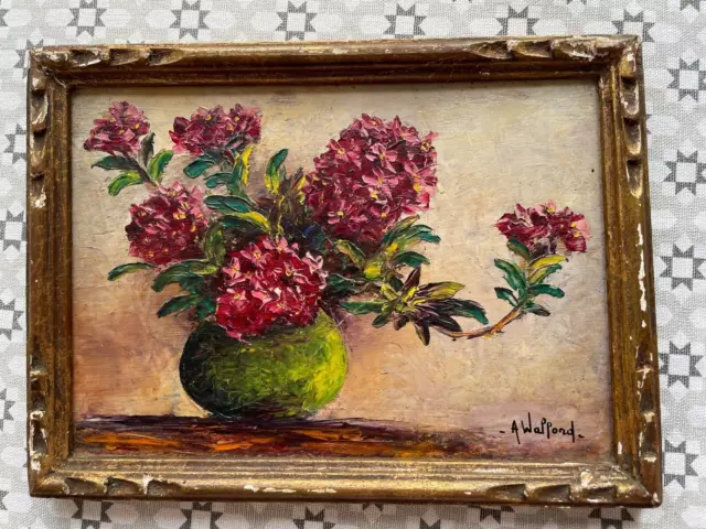 A. Walford 20th century artist oil Painting on board Veglioni. 1930