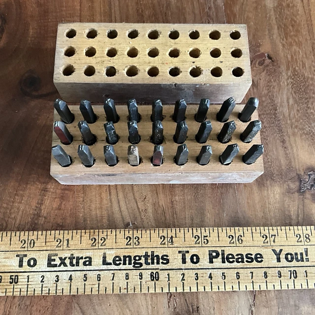 Lot De 5 Poinçons Centraux Starrett Avec Tiges Moletées - Fabriqué Aux USA