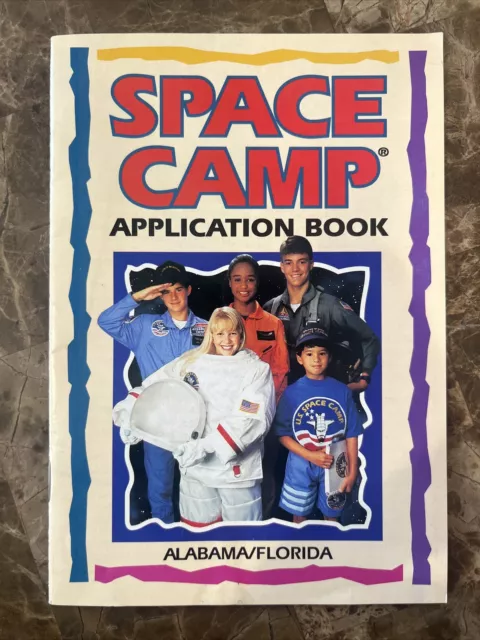 1995 NASA Space Camp Application Guide Book Alabama/Florida