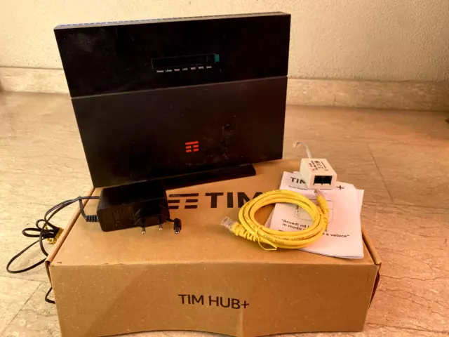 Modem Tim Hub+ Plus H338X Zte Router Wifi 6 Vdsl Evdsl Fibra - Macchia Frontale