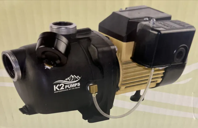 K2 Pumps K2 Shallow Well Jet Pump 3/4 Hp Lead Free Thermoplastic 115/230V