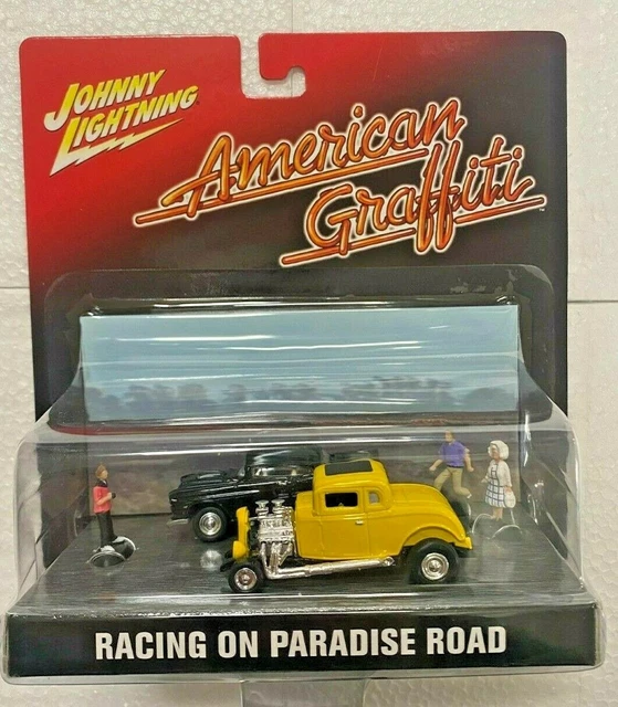 ミニカー AmericanGraffiti Racing on Paradise Road Vtg. 2001 Johnny Lightning American Graffiti Racing On