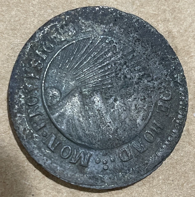 1854 T G Honduras 4 Reales KM# 20c