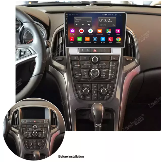 32 GB para Opel Astra J Vauxhall 2010-2017 radio de coche Android 13 GPS navegación WIFI RDS