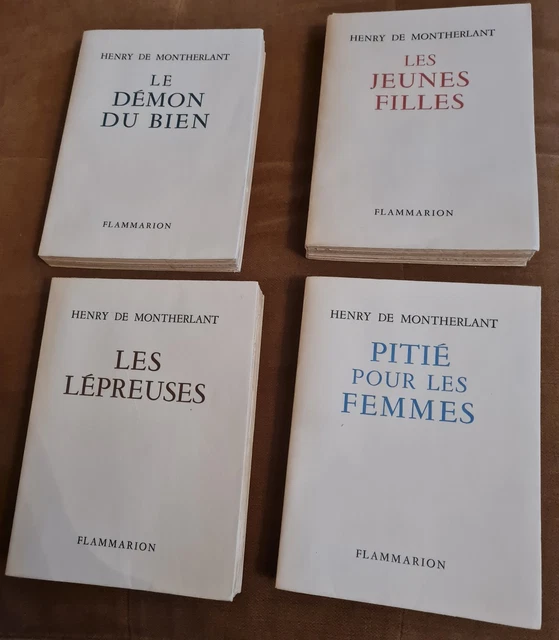 Henry De Montherlant - Les Jeunes Filles - Club Des Libraires De France, 1961
