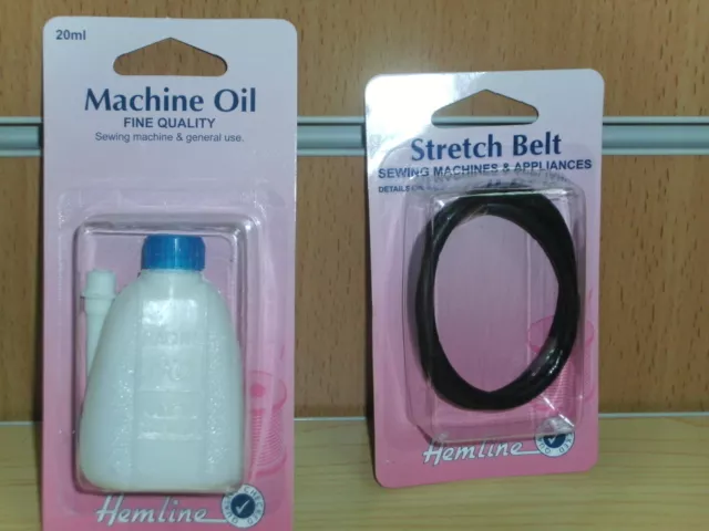 HEMLINE-Sewing Machine Accessories-Machine Oil/Machine Belt/Needle Threader etc