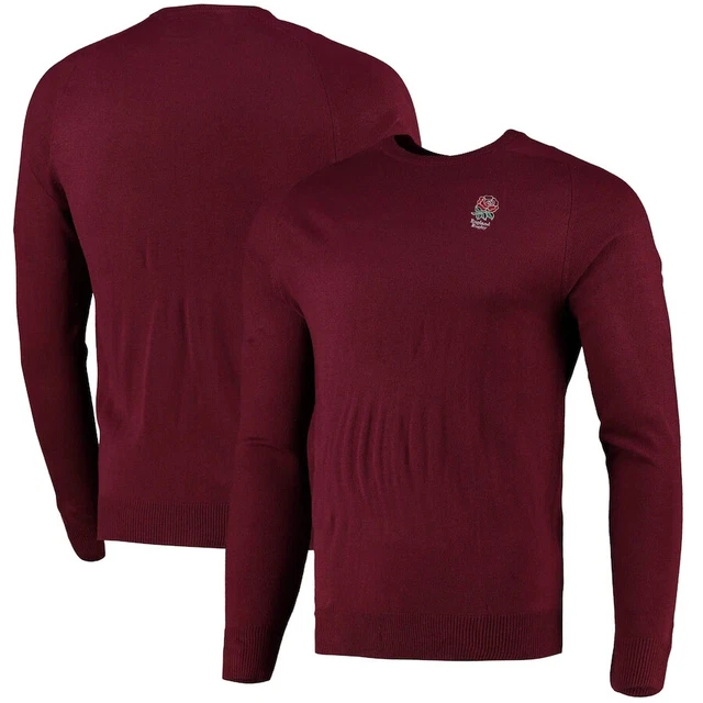 Maglione Inghilterra Rugby Lavorato a Maglia Da Uomo Grande Top Crew Collo L