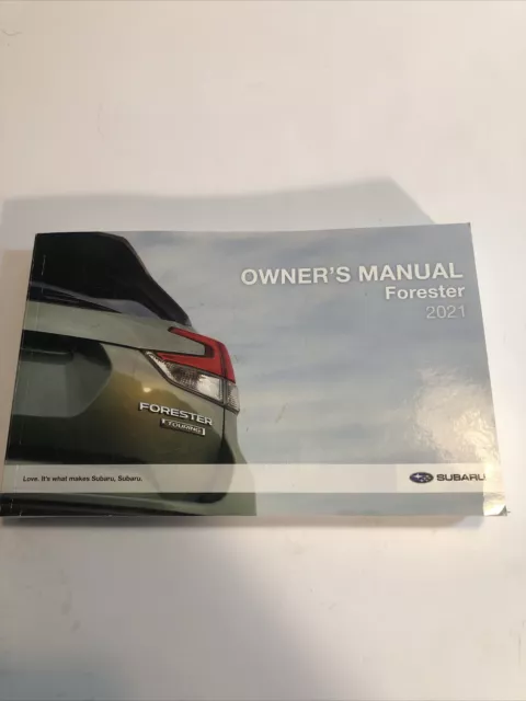 2021 Subaru Forester owners manual