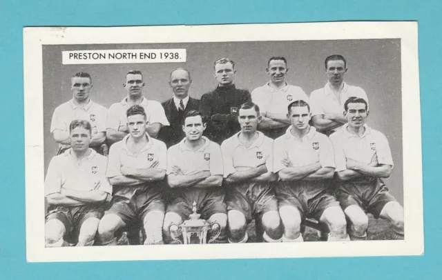 Football - D. C. Thomson - Football Team Card  -  Preston  Of 1938  -  1962