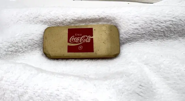 Vintage ENJOY Coca Cola Advertising Eraser