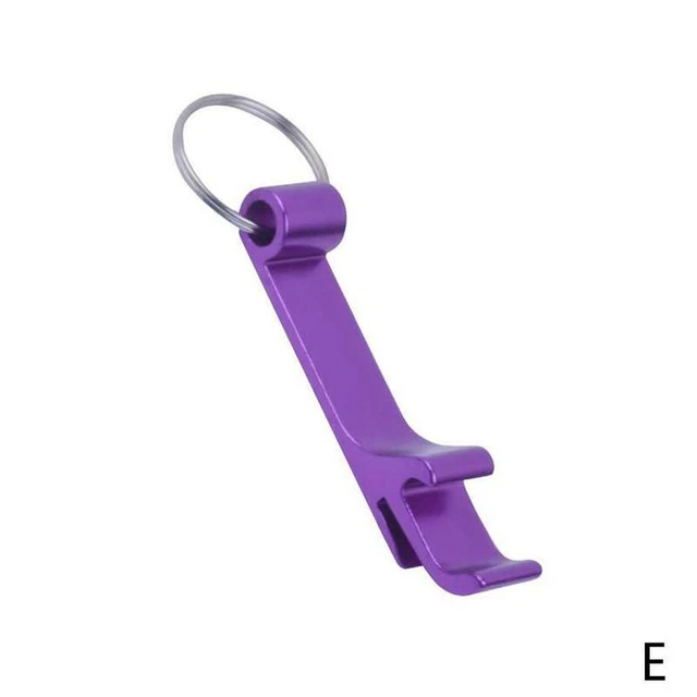 Portable 4 in 1 Bottle Opener Chain Keyring Keychain Metal Beer Bar AU