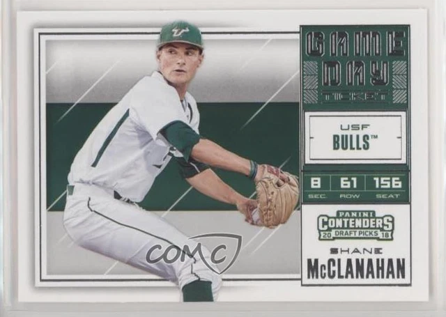 2018 Panini Contenders Draft Picks Game Day Tickets Shane McClanahan #2