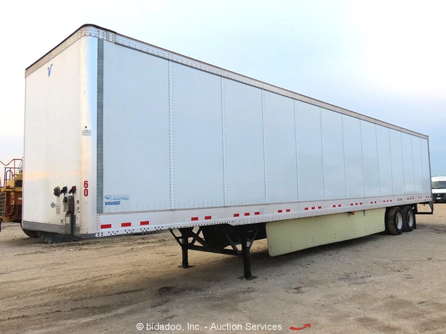 2019 Vanguard National VXP 53' Enclosed Trailer Dry Van Box Cube T/A bidadoo