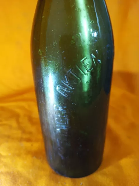 Alte Bierflasche Marke HEMELINGER   Brüttingbräu Brauerei Bügelflasche Flasche